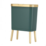 Compact Trash Bin with Cover for Waste Disposal in Home and Office roheline