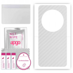 apgo Protective Skin Sticker for the back compatible with Xiaomi 13 Ultra, Wrap Film, Foil, Vinyl - Pattern Transparent Carbon