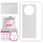 apgo Protective Skin Sticker for the back compatible with Huawei Mate X5, Wrap Film, Foil, Vinyl - Pattern Transparent Carbon