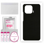 apgo Protective Skin Sticker for the back compatible with Xiaomi Mi 11 Pro, Wrap Film, Foil, Vinyl - Pattern Matrix