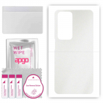 apgo Protective Skin Sticker for the back compatible with Xiaomi Redmi 10 2022, Wrap Film, Foil, Vinyl - Pattern Matte Transparent