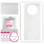 apgo Protective Skin Sticker for the back compatible with Honor X20, Wrap Film, Foil, Vinyl - Pattern Matte Transparent
