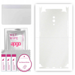 apgo Protective Skin Sticker for the back+sides compatible with Oppo Reno, Full Wrap Film, Foil, Vinyl - Pattern Matte Transparent
