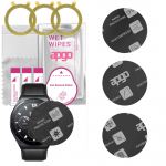 3x apgo MATTE h&uuml;briidne kaitseklaas, mis &uuml;hildub Xiaomi Watch S1-ga, painduv nanoklaas, suurep&auml;rane asendus karastatud klaasile, kriimustuskindel, f