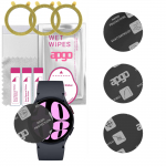 3x apgo MATTE Hybrid protective glass compatible with Samsung Galaxy Watch 6 40mm, flexible nano glass, great replacement for tempered glass, scratch-