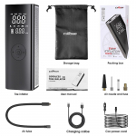 CARSUN Portable Air Pump Car Wireless Air Compressor Motorcycle Pickup Truck Digital 7600 MAh Ultra-high Power Tire Pump with Power Bank Flashlight must