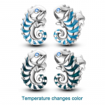 925 h&otilde;bedased, sinised silmadega k&otilde;rvar&otilde;ngad naistele originaal sillutada v&auml;rviline tsirkoon &uuml;mmargune U-kujuline t&auml;ht Kuu k&otilde;rvar&otilde;ngad luksuslikud ehted SEE134