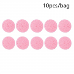 5/10 tk 6cm N&auml;gu &Uuml;mmargune Meigieemaldust&ouml;&ouml;riist Naturaalne Puidumassi K&auml;sn Tselluloos Kompress Kosmeetiline Puff N&auml;opesuk&auml;sn