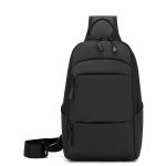 &Uuml;hev&auml;rviline meeste rinnakott, suure mahutavusega rattakott pendels&otilde;idukott must