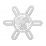 6 teraga LED kokkupandav lehtvalgusti E27 kruviga lendava taldriku valgustusega laia pingega ventilaatori tuled Normal