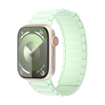 Kohaldatav Apple Watch56789 p&otilde;lvkonna kelladele, millel on iwatch silikoonist magnetiline imemisaas, Apple rihm 38/40/41mm must