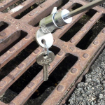 Lampe Torche extensible aimant&eacute;e lampe poche Longueur max 80 cm