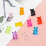 Karu populaarse kihiga k&auml;sitsi valmistatud peokingitus DIY naistele kett kaelakeed kuum m&uuml;&uuml;k naiste ehted kommid, v&auml;rv k&otilde;rge kvaliteediga armsad 10 tk ripatshelmed 10PCS 18*11