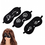 1 tk Pol&uuml;esterpuuvillane Creative Cartoon Face Sleep Silmamask Pehme varjundiga silmamask