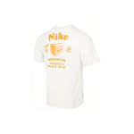Nike American Vintage Kirjalogo Prindiga L&uuml;hikeste Varrukatega Treening-Vabaaja &Uuml;mmarguse Kaelusega T-s&auml;rk Meeste Topid Valge DX0907-121 XL
