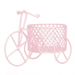 Kolmerattalised suhkruehted Armsad rauast kaunistused pulmakonteinerite hoidla roosa