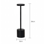 Baar S&ouml;&ouml;gituba Baar Qingba Light Luxury Cafe Atmosf&auml;&auml;rivalgusti Laualamp Dekoratiivne V&auml;ike &ouml;&ouml;lampide pood black