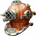 USA merev&auml;e Mark V 45,72 cm Sukelduja kiiver Dekoratiivne