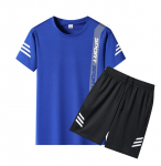 Spordikomplekt Suvine meeste vabaaja &uuml;mara kaelaga spordikomplekt, kaheosaline XL