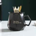 Creative Personality Crown Kruus P&otilde;hjamaade stiilis keraamiline veetass piimatass kohvitass mahlatass