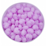 10 tk 15 mm &uuml;hev&auml;rviline akr&uuml;&uuml;l-s&uuml;damevaik DIY k&otilde;rvar&otilde;ngav&otilde;lu ripatsid ehete valmistamiseks helelilla v&auml;rv