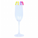 6 tk silikoonist linnu veiniklaasi tunnustaja peo veiniklaasi marker