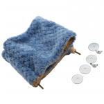 Lemmiklooma v&otilde;rkkiik v&auml;ikeloomadele Kahekordne paks pl&uuml;&uuml;sist soe voodi hamstrimaja pesa magamiskott rippuvad puuvoodid lemmiklooma pesa S sinine