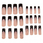 Vajutage k&uuml;&uuml;ntele Prantsuse akr&uuml;&uuml;l eriti pikad kivikiviga l&auml;ikiv DIY manik&uuml;&uuml;r t&auml;iskattega pikad kunstk&uuml;&uuml;ned A