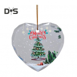 J&otilde;ulukaunistused L&auml;bipaistev akr&uuml;&uuml;list s&uuml;damest rippuv ripats Vastupidav talvefestivali tarvikud puukaunistuseks Kodupeod DIY kingitused A