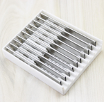 10/20 tk Ohutus juuksenoa habemenuga roostevabast terasest juuksuri trimmer harvendav l&otilde;iketera salongi raseerimistera