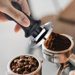 Espresso K&auml;sitampoon Kohv Lainelise P&otilde;hjaga Professionaalne Vedruga Jahvatus 58mm