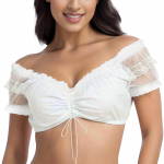 Ladies Elegant Classic Beer Festival Regular Botting Stitching V&auml;ike s&auml;rk L must