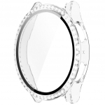 Arvuti&uuml;mbris + klaas Samsung Galaxy Watch 7 44 mm 40 mm tarvikutele koos Diamond Blingi kaitse&uuml;mbrisega kella 7 korpuse kaanele for Watch 7 40mm puhas