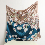 90 * 90 cm uus siidist sall naiste kevadsuvine dekoratiivne sall p&auml;ikesekaitsega reisisall S&uuml;gis- ja talvesall &otilde;huke v&auml;ljaanne 90*90cm