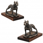 American Staffordshire Terrier, Amstaff - dog statue, figurine for office, trophy for dog show by Art-Dog brand