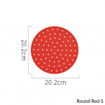 &Otilde;hkfrit&uuml;&uuml;ri padjad Korduvkasutatav silikoonvorm Airfryeri osad kleepumatu auruti vooder &uuml;mmargune kandiline kr&otilde;beda plaadi k&uuml;psetusmatt K&ouml;&ouml;gitarvikud MIT Round-S punane