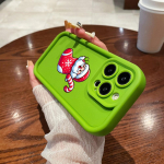 N102 h&auml;id j&otilde;ule Head uut aastat Soft Angel Eyes telefoni&uuml;mbrised iPhone 16 15 14 13 11 Pro Max 8 7 6s Plus 12 mini XR XS Max SE p&otilde;rutuskindel kate for iPhone 11