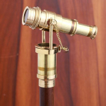 K&auml;sitsi valmistatud peidetud teleskoobiga jalutuskepp, jalutuskepp, teleskoobiga jalutuskepp, kepp, kingitus meestele &hellip; Rohkem