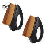 2 tk pehmete harjastega autorehvihari, ergonoomiline k&auml;epide, automaatne detailihari Suure tihedusega kaasaskantava autoharja sisemus 2pcs must