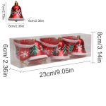 Plastikust j&otilde;ulukell rippuv ehis j&otilde;ulupuu kelluke