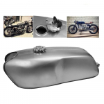 Vintage Mootorratta K&uuml;tusepaagi Toorik- Universaalne Retro RD50 & CG125 Modifitseeritud Paak Iron