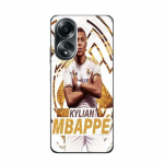 Coque Maniacase pour Oppo A78 5g Kylian Mbappe Real Madrid wallpaper celebration
