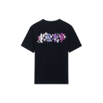 Li Ning Kirsipuu Prindiga L&uuml;hikeste Varrukatega T-s&auml;rk Unisex Topp Must AHSS907-3 S