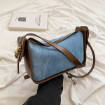 Retro Kontrastv&auml;rvi Kaenlakott Uus Mitmek&uuml;lgne Luksuslik Suure Mahutavusega Crossbody Kotid Elegantne T&ouml;&ouml;le K&auml;ivitaja Naiste K&auml;ekotid Trend gray