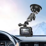 Auto iminappiga telefoni tegevuskaamera hoidik 1/4 tolli s&otilde;iduki akna tuuleklaasi kaamerakinnitus GoPro Insta360 DJI tegevuskaamera jaoks CHINA