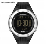 &Uuml;mbritsev termomeeter, mis suudab m&otilde;&otilde;ta kehatemperatuuri Elektroonilised meeste ja naiste stiilis kellad &uuml;he liigutusega k&auml;ekellad