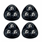 Seadme p&ouml;&ouml;rlevad kleebised Seadme rattad Rihmaratas Liugur Sujuv Vaikne P&ouml;&ouml;rlemine Kleepuv rihmaratas Liimrullirattad v&auml;ikestele Black Style C