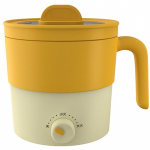 220V 1L mini elektriline riisipliit Mittenakkuva toiduvalmistamismasin Kodumajapidamises kasutatav elektriline kuumapott kaasaskantav kuumapoti valmistamise masin 220V&us roheline