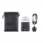 Godox WL4B IPX8 30M veekindel LED-fotograafia valgustus, v&auml;rvitemperatuur 5600K CRI97 TLCI97 APP must