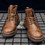 Mood Talvised Pahkluusaapad Meeste Vabaaja Jalan&otilde;ud V&auml;ljas S&uuml;gis Nahast Veekindlad T&ouml;&ouml; Saapad Soojad Botas 39 pruun